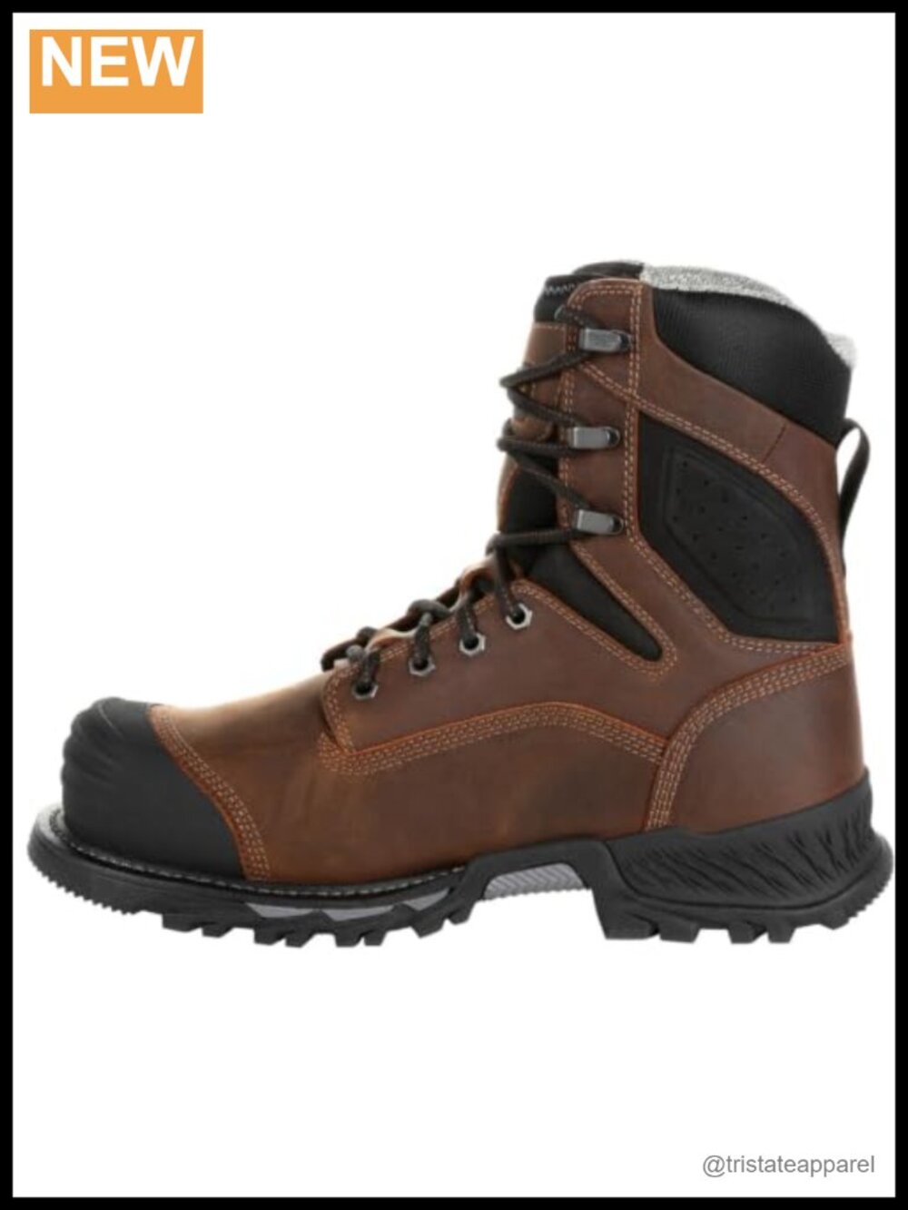 Rumbler Waterproof Composite Toe Work Boots Full-Grain Leather